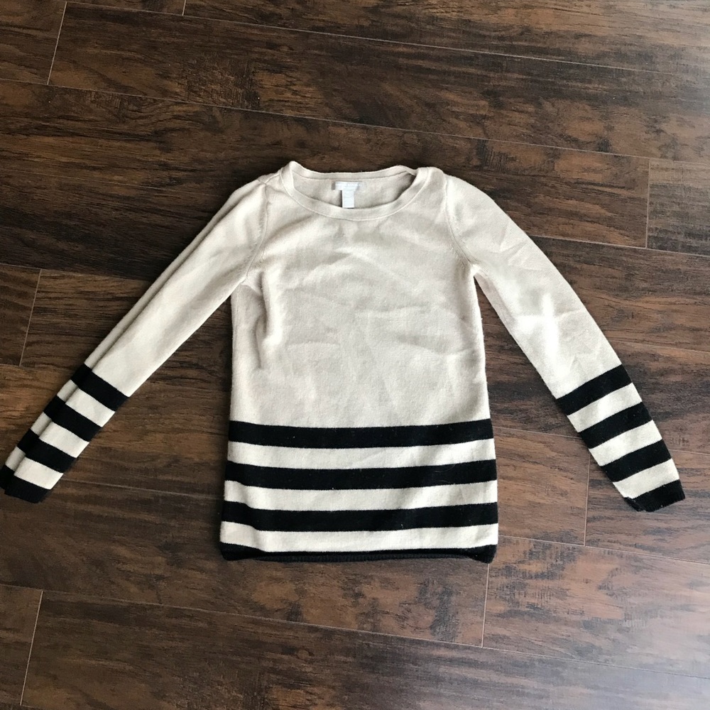 Banana Republic Half Stripe Sweater